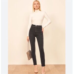 REFORMATION JEANS Kayo High & Skinny - Erie wash Size 26